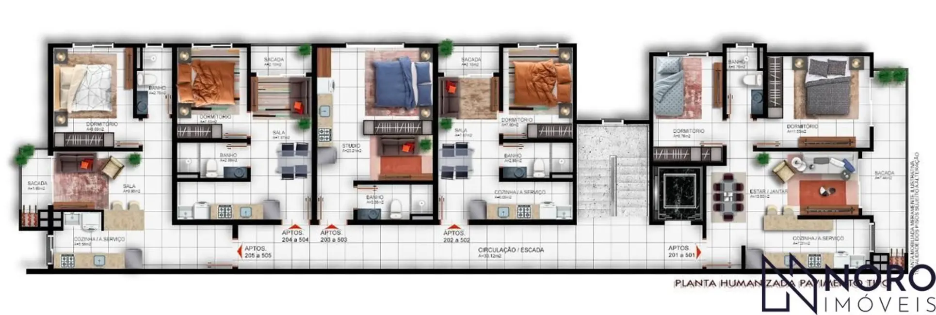 Foto 9 de Apartamento com 1 quarto à venda, 42m2 em Camobi, Santa Maria - RS