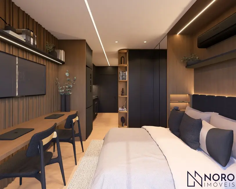 Foto 7 de Apartamento com 1 quarto à venda, 24m2 em Nossa Senhora de Lourdes, Santa Maria - RS