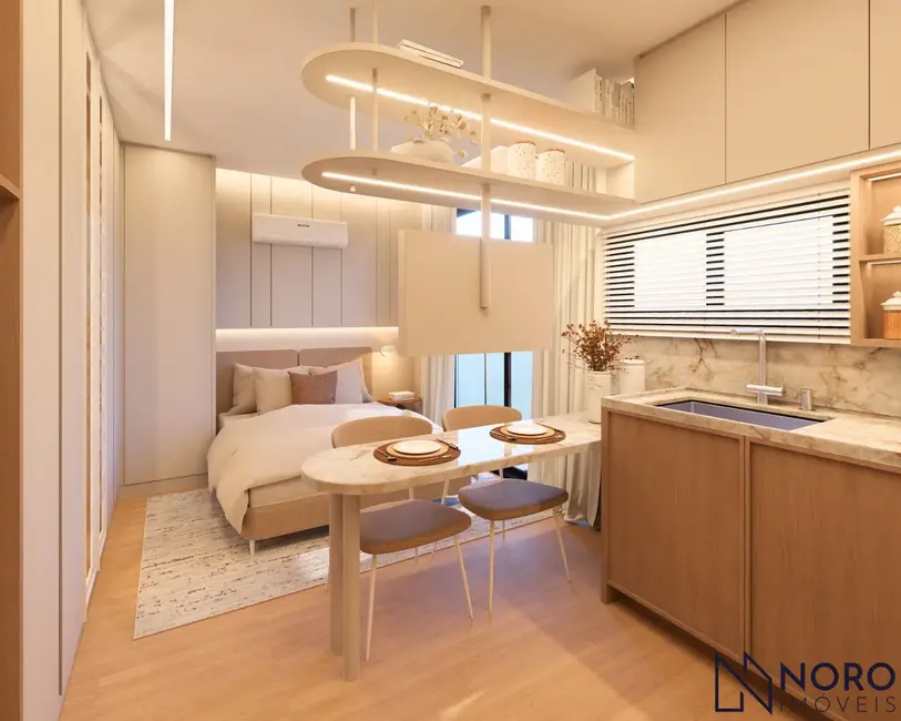 Foto 8 de Apartamento com 1 quarto à venda, 24m2 em Nossa Senhora de Lourdes, Santa Maria - RS