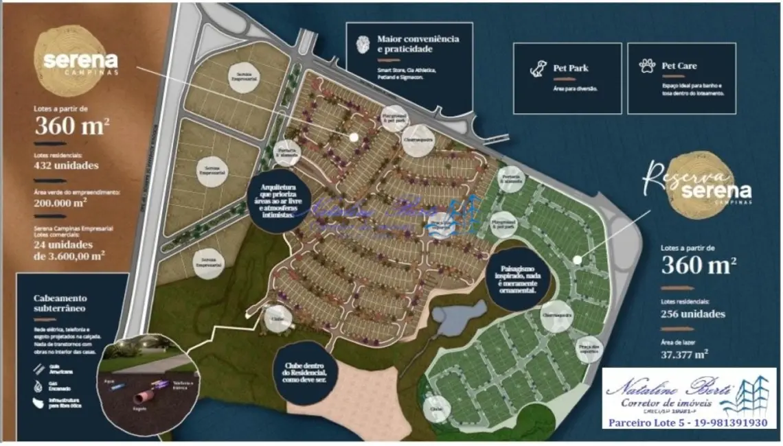 Foto 4 de Terreno / Lote à venda, 360m2 em Loteamento Alphaville Campinas, Campinas - SP