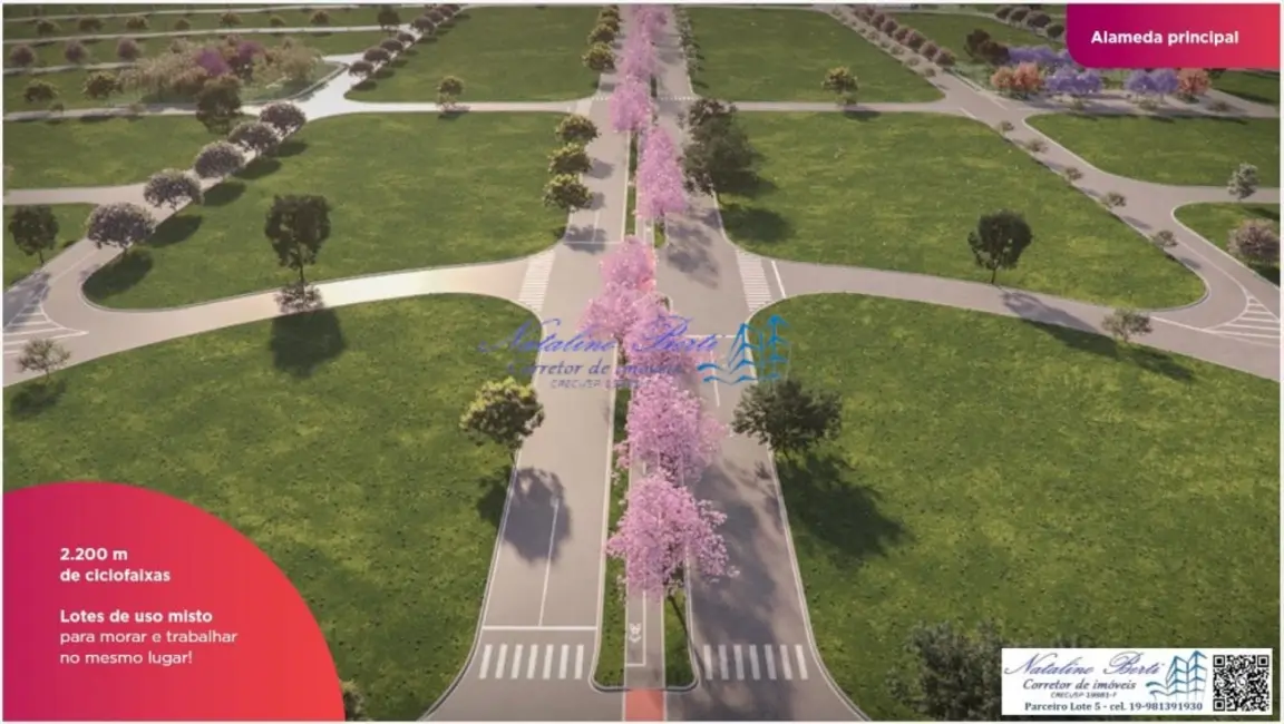 Foto 3 de Terreno / Lote à venda, 200m2 em Paulinia - SP