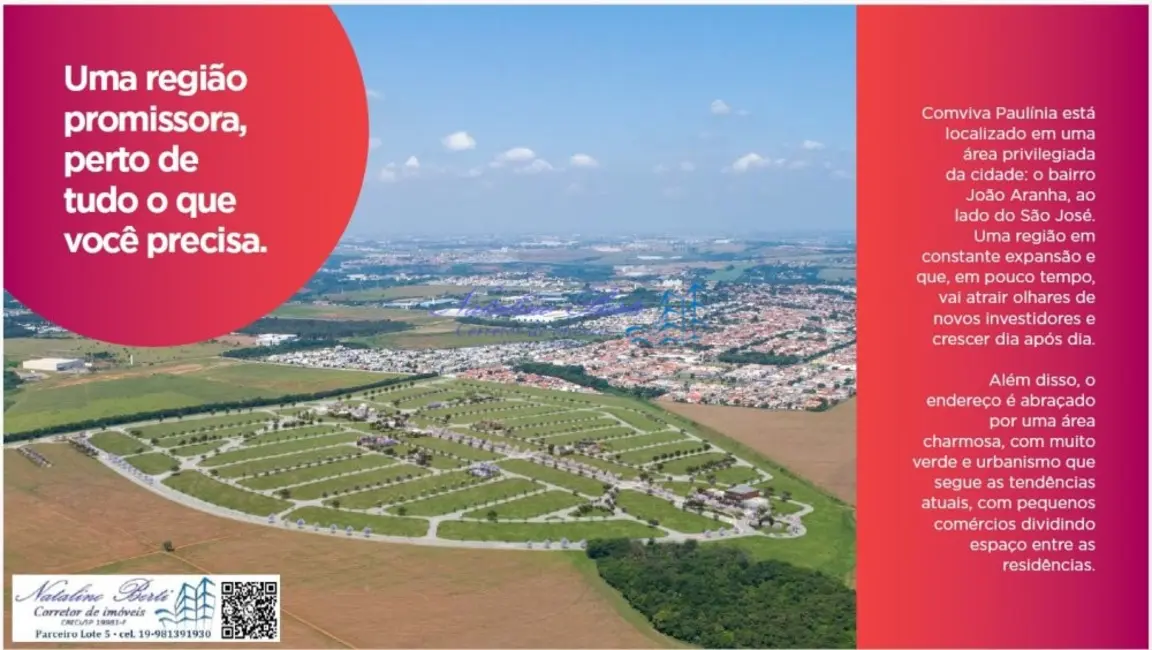 Foto 2 de Terreno / Lote à venda, 200m2 em Paulinia - SP