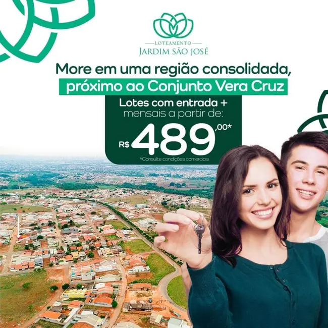 Foto 1 de Terreno / Lote à venda, 200m2 em Jardim São José, Goiania - GO