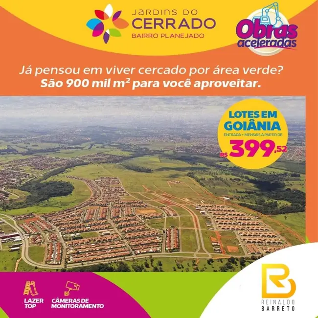Foto 1 de Terreno / Lote à venda, 216m2 em Residencial Jardins do Cerrado 2, Goiania - GO