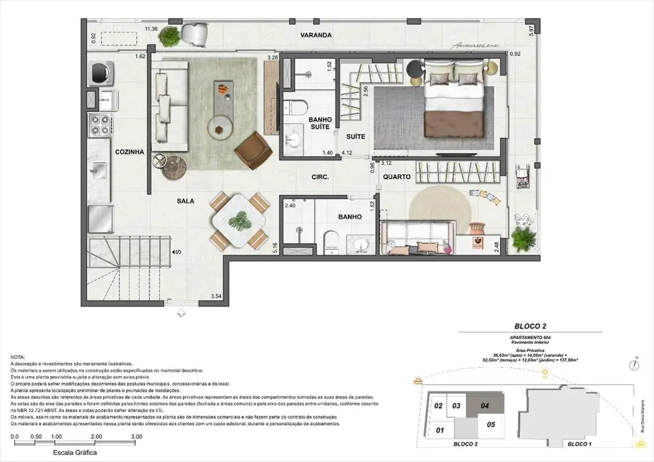 Foto 4 de Apartamento com 2 quartos à venda, 137m2 em Rio De Janeiro - RJ