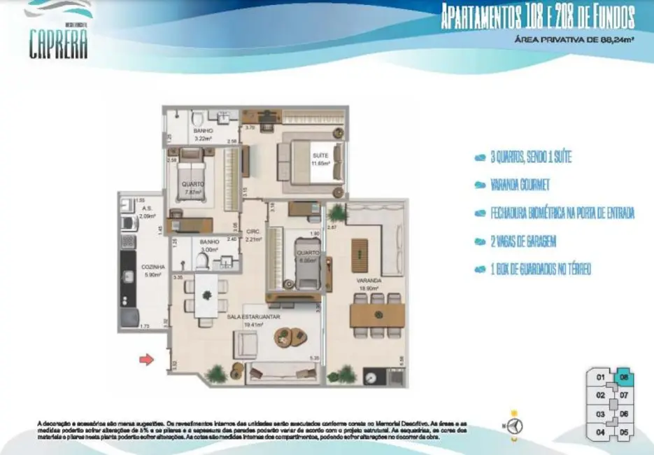 Apartamento com 4 quartos à venda, 137m2 em Rio De Janeiro - RJ - imagem 8 Foto 8 de Apartamento com 4 quartos à venda, 137m2 em Rio De Janeiro - RJ