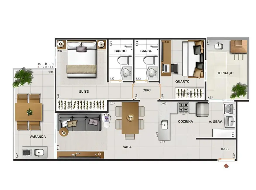 Foto 9 de Apartamento com 2 quartos à venda, 54m2 em Rio De Janeiro - RJ
