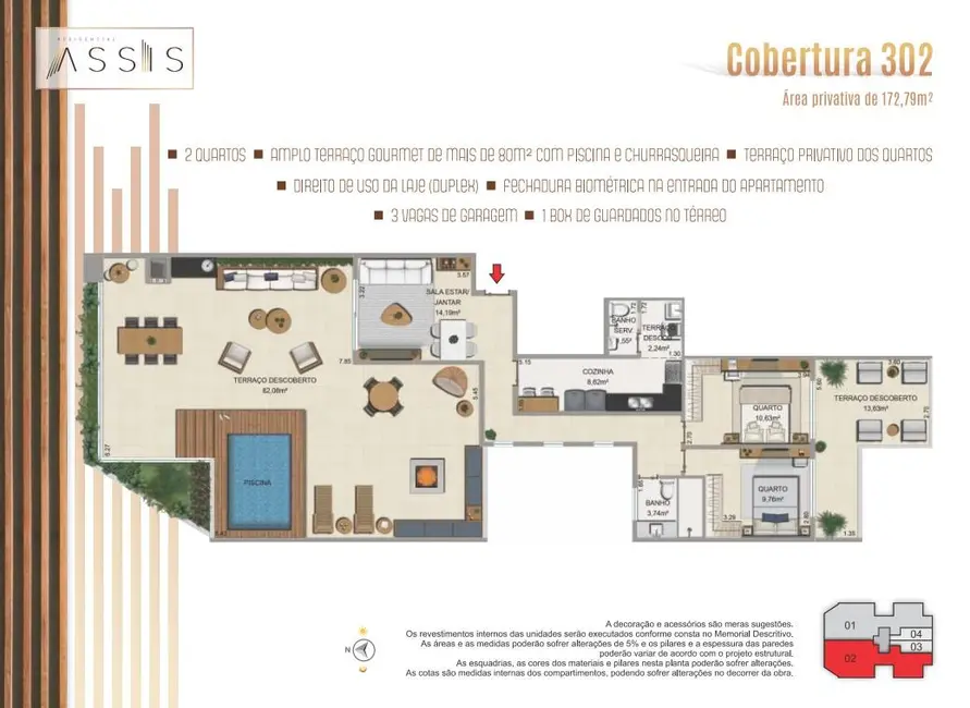 Foto 8 de Apartamento com 3 quartos à venda, 113m2 em Rio De Janeiro - RJ