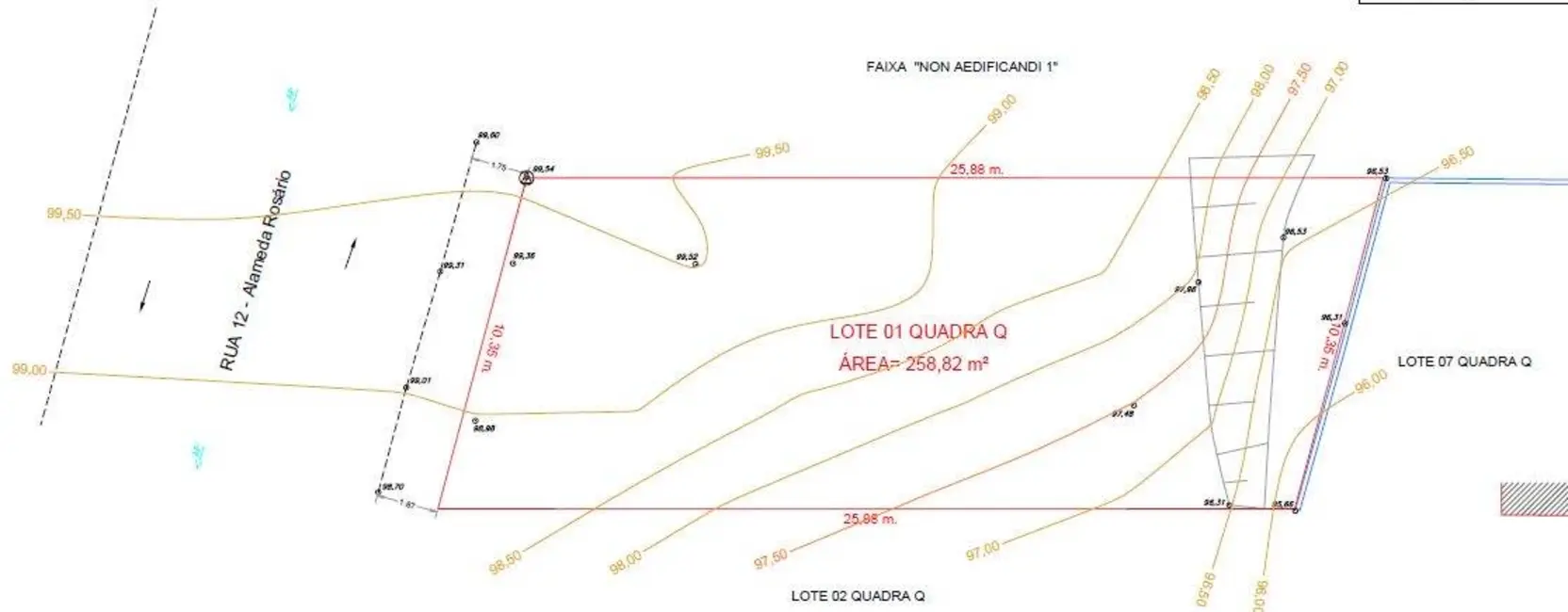 Foto 6 de Terreno / Lote à venda, 258m2 em Cabreuva - SP