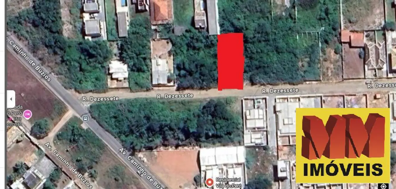 Terreno / Lote à venda, 420m2 em Cabo Frio - RJ - imagem 1 Foto 1 de Terreno / Lote à venda, 420m2 em Cabo Frio - RJ