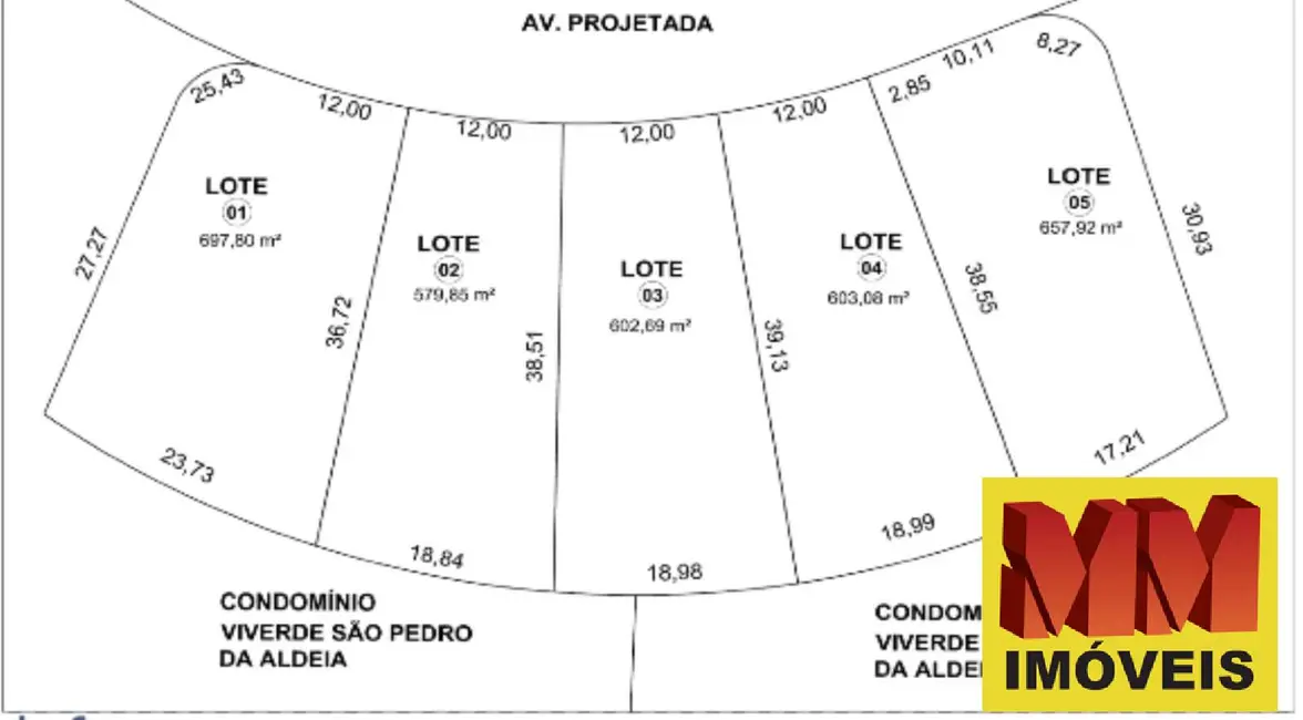 Foto 1 de Terreno / Lote à venda, 580m2 em Nova São Pedro, Sao Pedro Da Aldeia - RJ