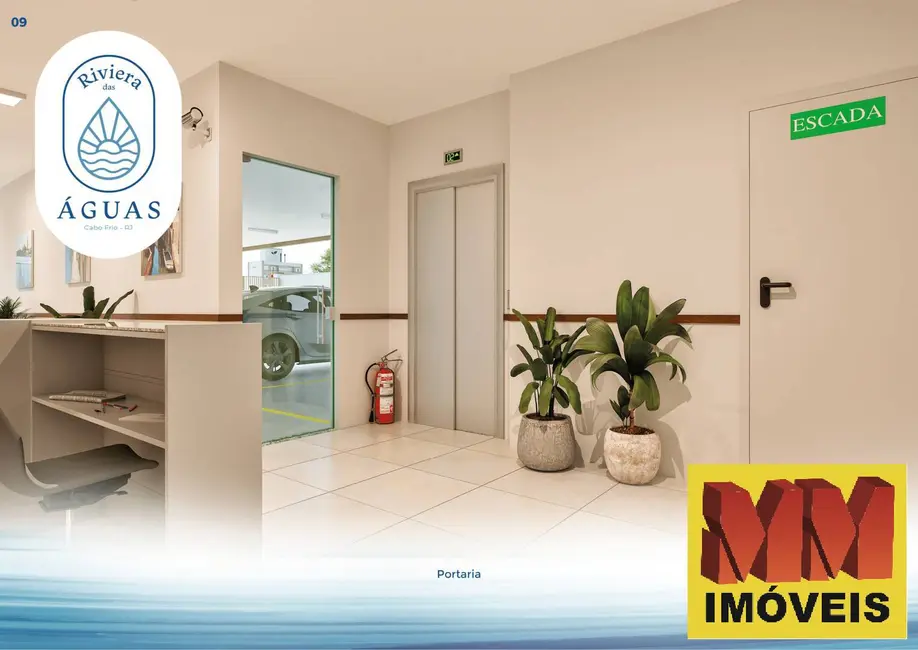 Apartamento com 2 quartos à venda, 61m2 em Vila Nova, Cabo Frio - RJ - imagem 9 Foto 9 de Apartamento com 2 quartos à venda, 61m2 em Vila Nova, Cabo Frio - RJ