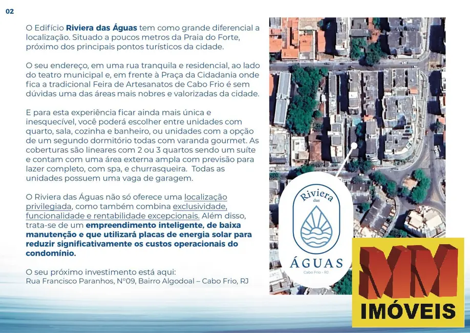 Apartamento com 2 quartos à venda, 61m2 em Vila Nova, Cabo Frio - RJ - imagem 3 Foto 3 de Apartamento com 2 quartos à venda, 61m2 em Vila Nova, Cabo Frio - RJ