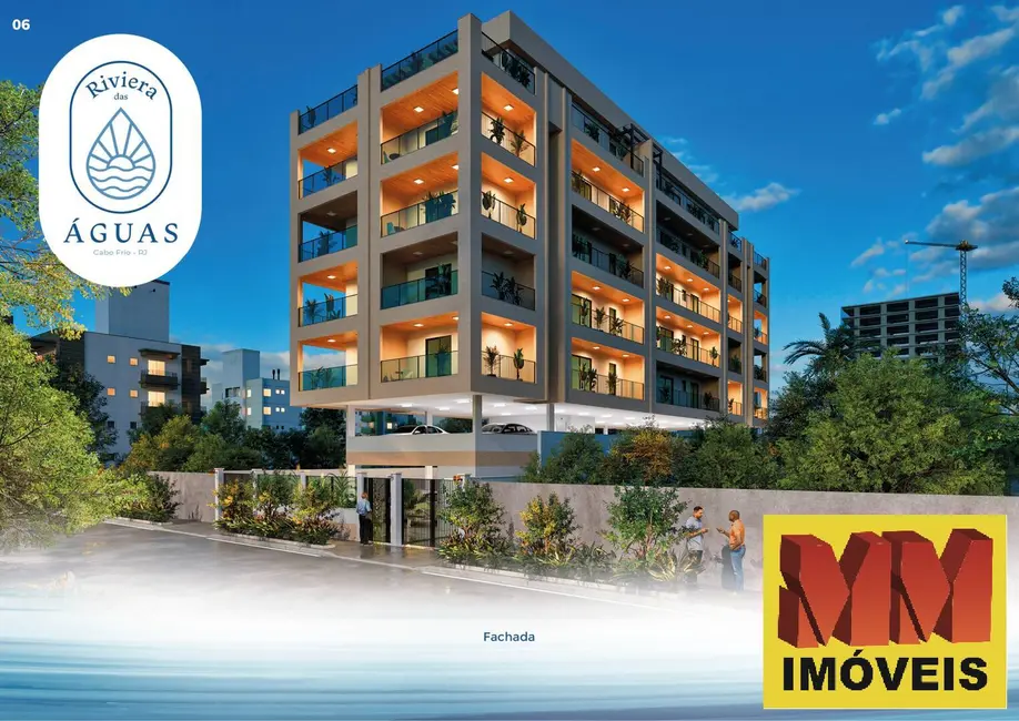 Apartamento com 2 quartos à venda, 61m2 em Vila Nova, Cabo Frio - RJ - imagem 2 Foto 2 de Apartamento com 2 quartos à venda, 61m2 em Vila Nova, Cabo Frio - RJ