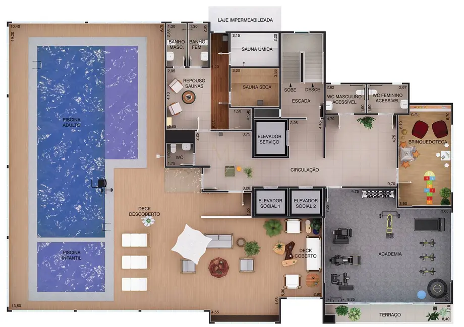 Foto 6 de Apartamento com 3 quartos à venda, 146m2 em Aparecida, Santos - SP