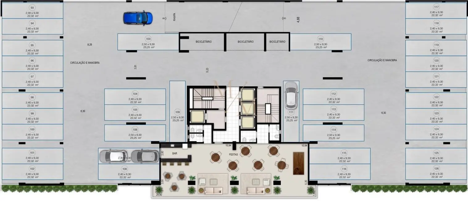 Foto 7 de Apartamento com 3 quartos à venda, 126m2 em Aparecida, Santos - SP
