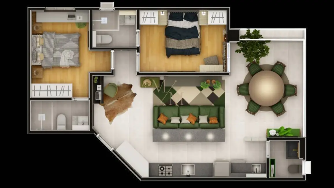 Foto 9 de Apartamento com 2 quartos à venda, 5572m2 em Campo Grande, Santos - SP