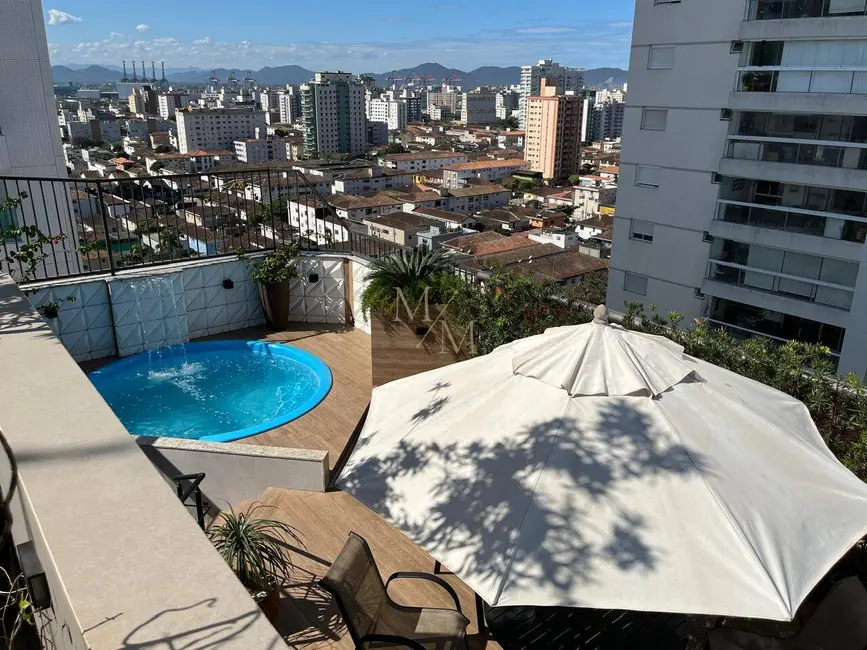 Foto 8 de Cobertura com 4 quartos à venda, 248m2 em Embaré, Santos - SP