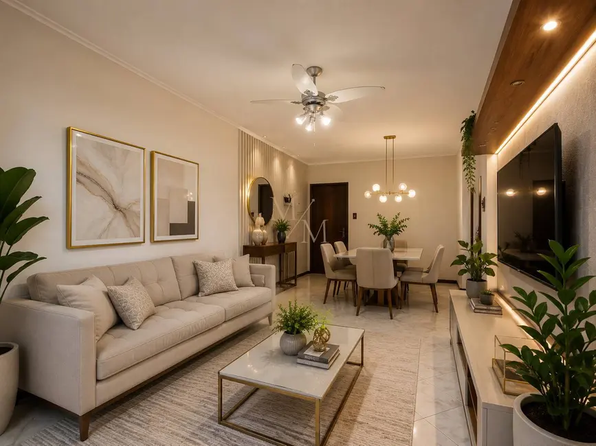 Foto 3 de Apartamento com 3 quartos à venda, 97m2 em Aparecida, Santos - SP