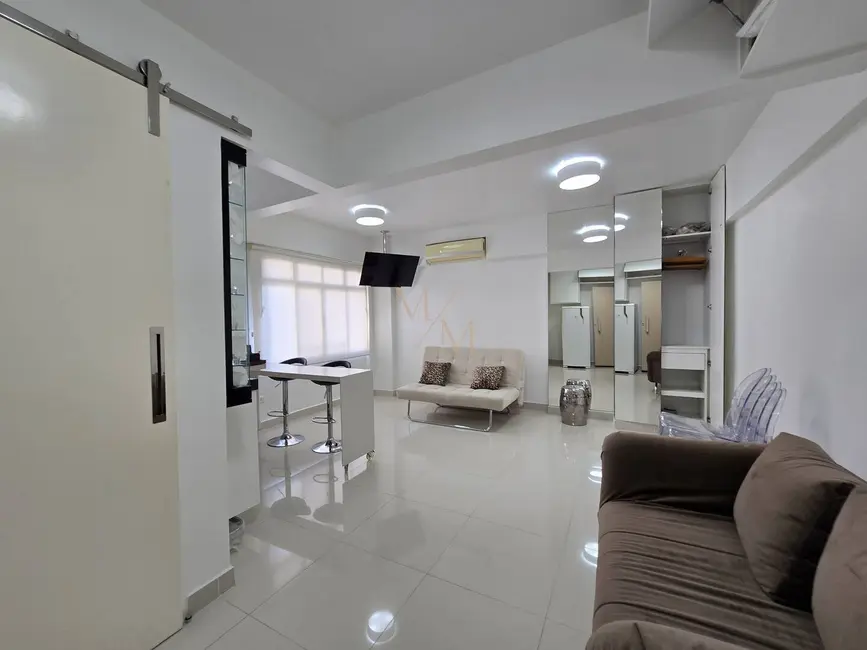 Foto 1 de Apartamento com 1 quarto à venda e para alugar em Embaré, Santos - SP