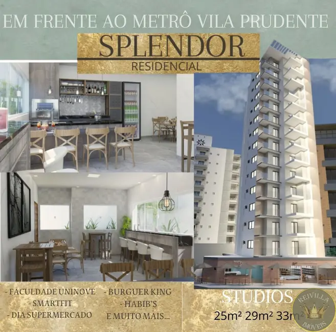 Foto 1 de Apartamento com 1 quarto à venda, 29m2 em Vila Prudente, São Paulo - SP