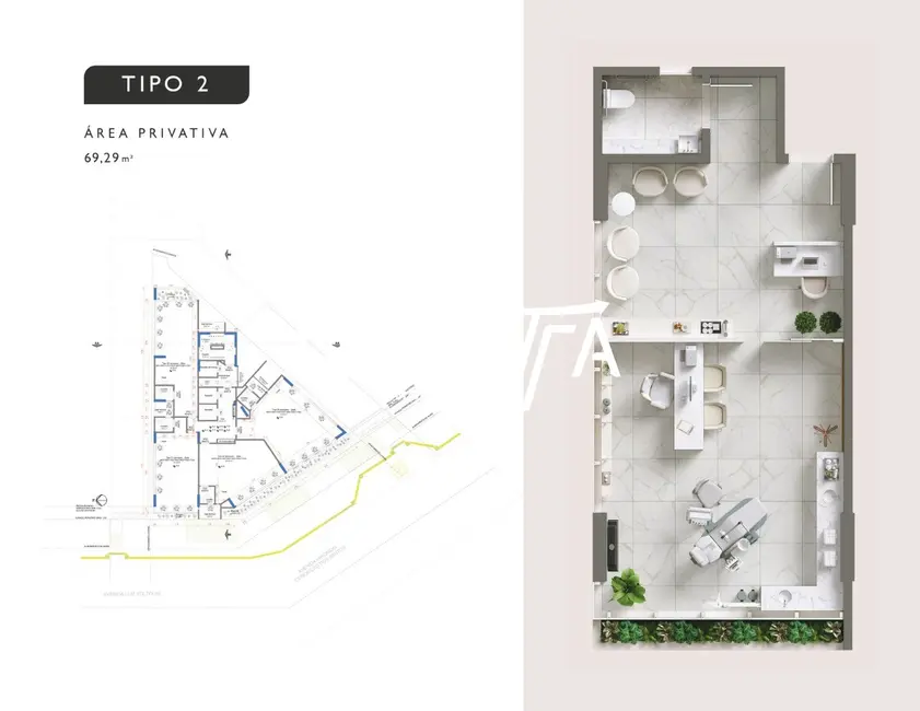 Foto 6 de Sala Comercial à venda, 83m2 em Porto Belo - SC