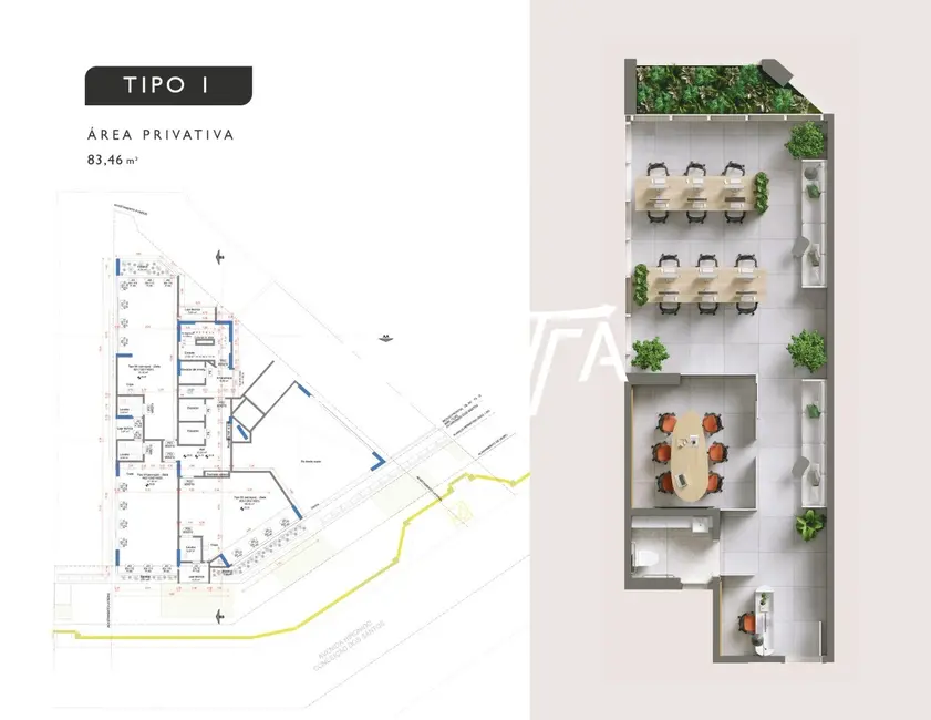 Foto 4 de Sala Comercial à venda, 83m2 em Porto Belo - SC