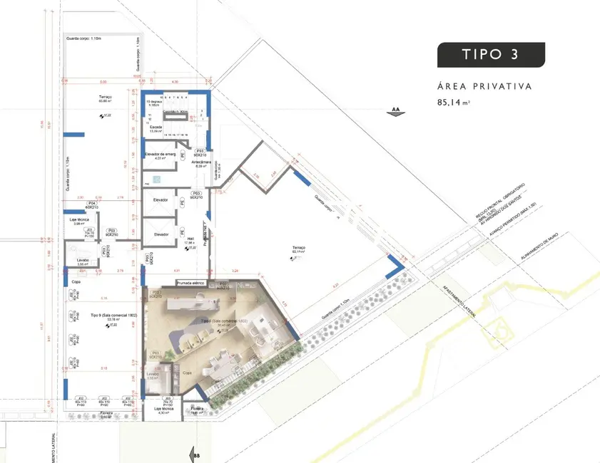 Foto 9 de Sala Comercial à venda, 83m2 em Porto Belo - SC