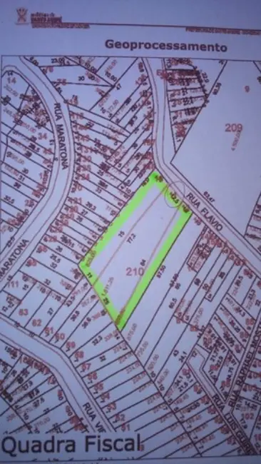 Foto 1 de Terreno / Lote à venda, 1511m2 em Vila Alto de Santo André, Santo Andre - SP