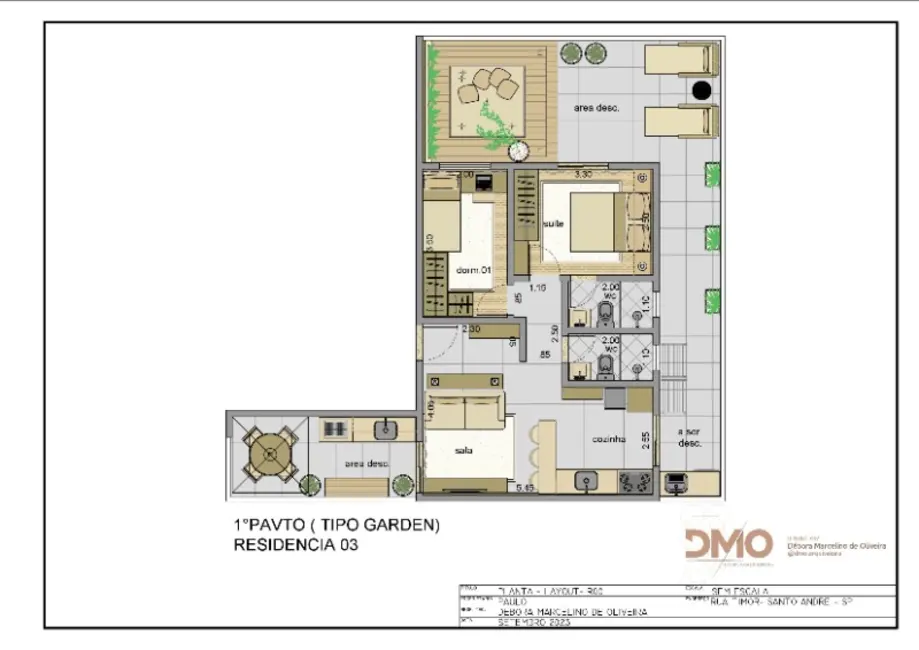 Apartamento com 2 quartos à venda, 46m2 em Parque Oratório, Santo Andre - SP - imagem 4 Foto 4 de Apartamento com 2 quartos à venda, 46m2 em Parque Oratório, Santo Andre - SP