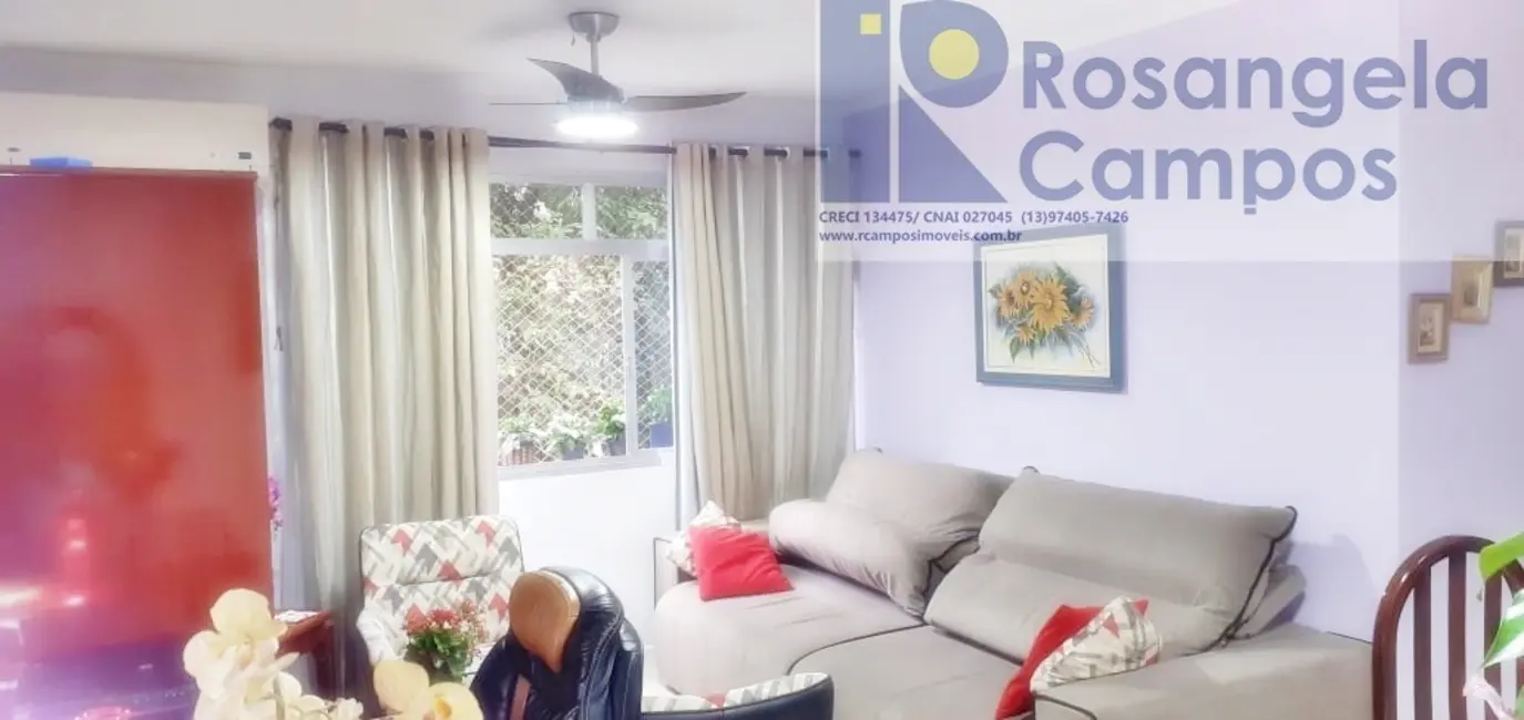 Foto 1 de Apartamento com 3 quartos à venda, 126m2 em Ponta da Praia, Santos - SP