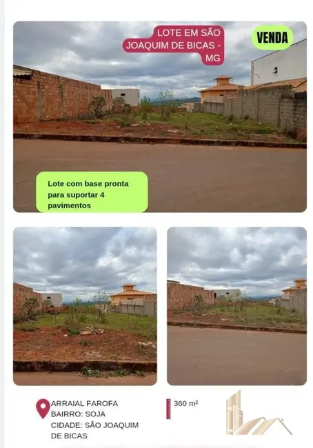 Terreno / Lote à venda, 360m2 em Sao Joaquim De Bicas - MG - imagem 7 Foto 7 de Terreno / Lote à venda, 360m2 em Sao Joaquim De Bicas - MG