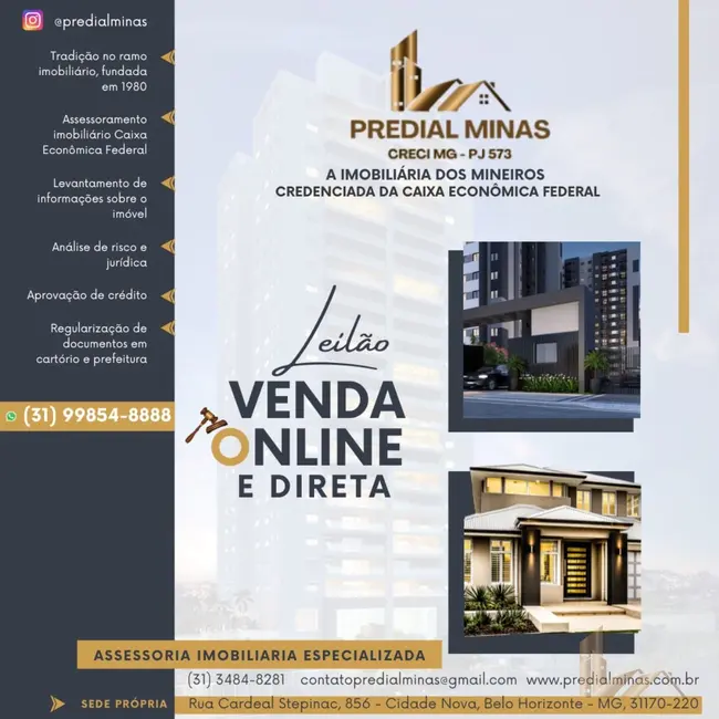 Foto 2 de Apartamento com 2 quartos à venda, 44m2 em Adelmolândia, Sabara - MG