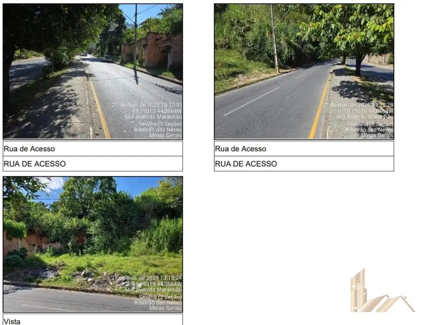 Foto 3 de Terreno / Lote à venda, 459m2 em Sevilha (2ª Seção), Ribeirao Das Neves - MG