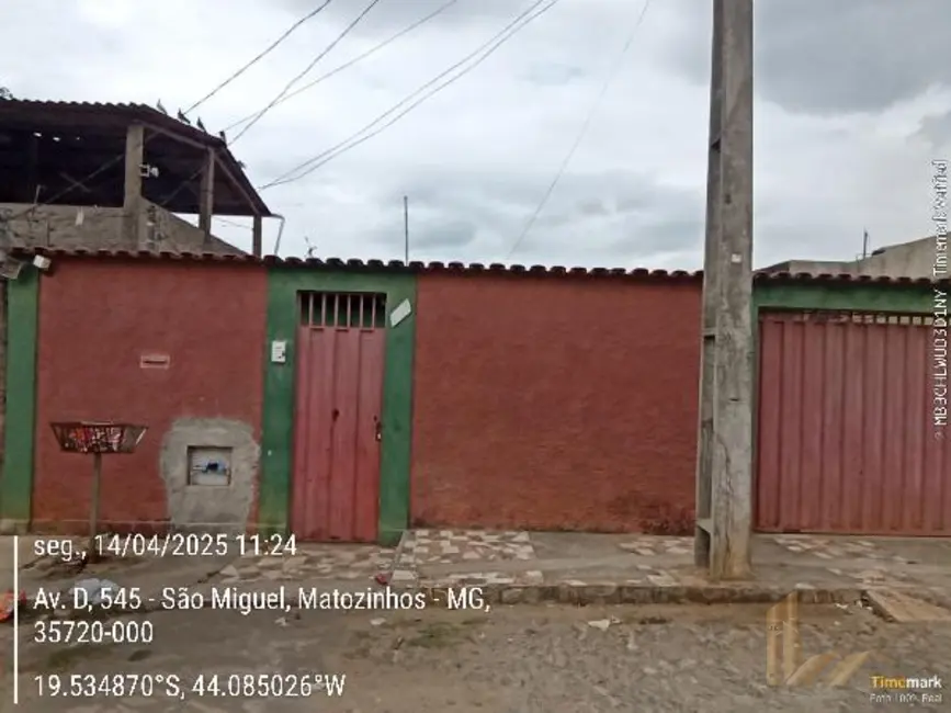 Foto 3 de Casa com 2 quartos à venda, 101m2 em Matozinhos - MG