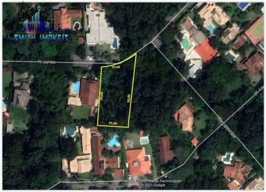 Foto 1 de Lote de Condomínio à venda, 1403m2 em Algarve, Cotia - SP