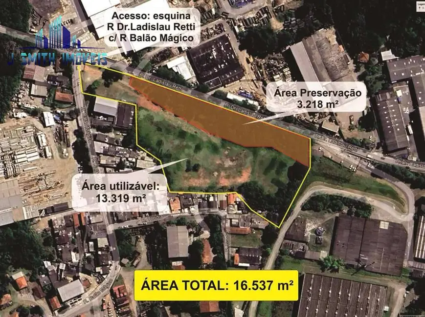 Foto 2 de Terreno / Lote à venda, 16537m2 em Parque Alexandre, Cotia - SP