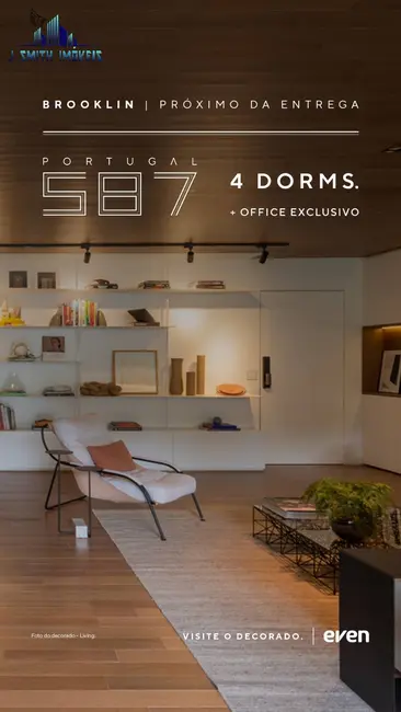 Apartamento com 4 quartos à venda, 250m2 em Brooklin Paulista, São Paulo - SP - imagem 4 Foto 4 de Apartamento com 4 quartos à venda, 250m2 em Brooklin Paulista, São Paulo - SP