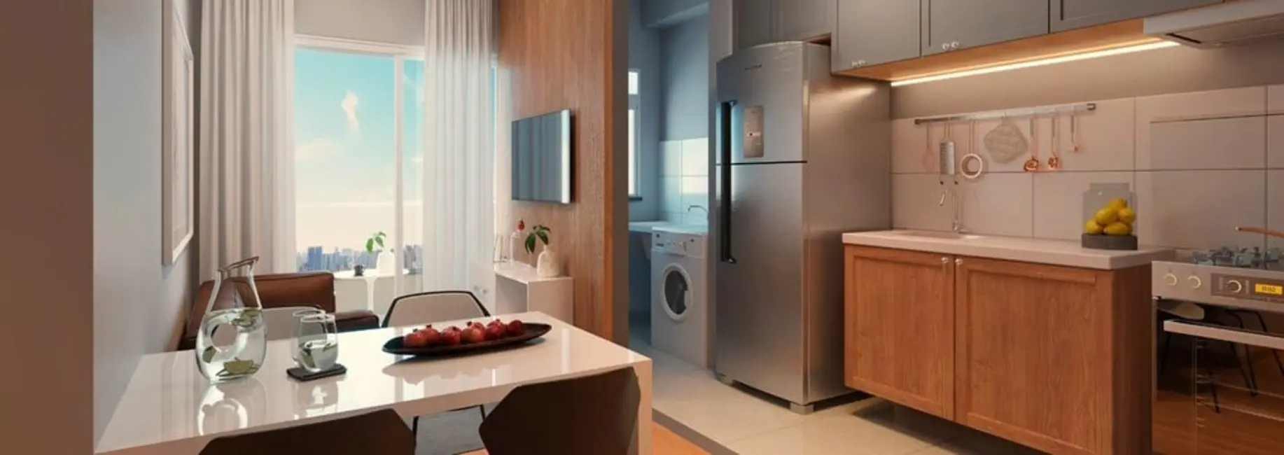 Apartamento com 1 quarto à venda, 39m2 em Fátima, Canoas - RS - imagem 3 Foto 3 de Apartamento com 1 quarto à venda, 39m2 em Fátima, Canoas - RS