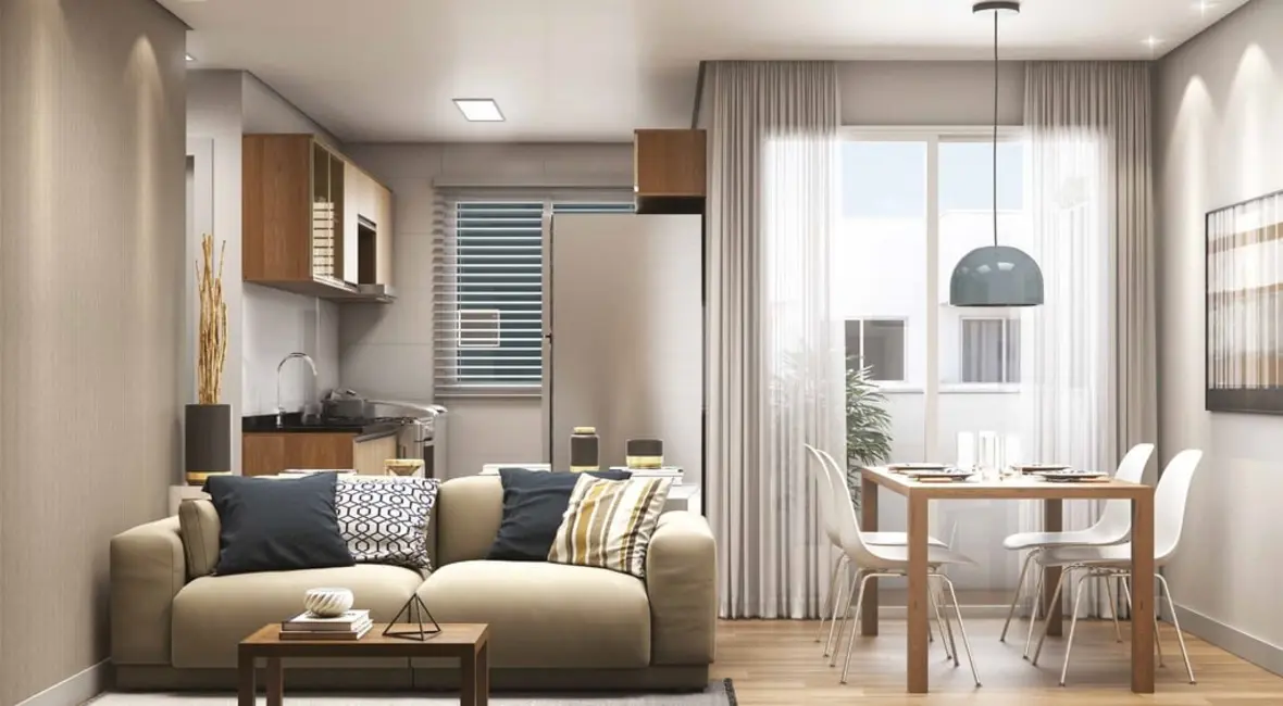 Foto 3 de Apartamento com 2 quartos à venda, 64m2 em São Paulo, Navegantes - SC