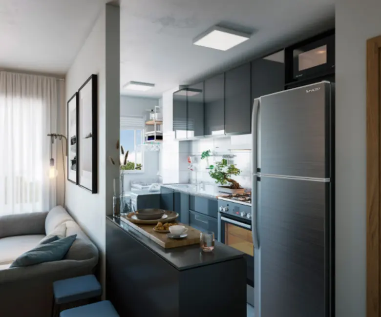 Foto 5 de Apartamento com 2 quartos à venda, 43m2 em Camaquã, Porto Alegre - RS