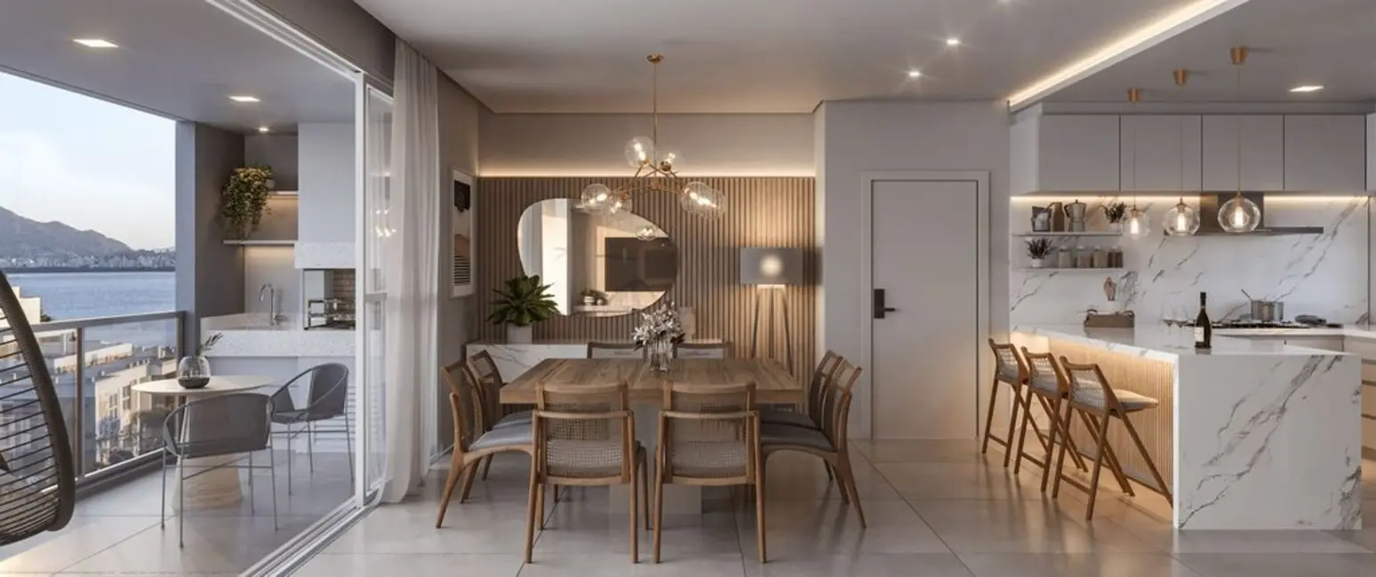 Foto 5 de Apartamento com 3 quartos à venda, 128m2 em Cacupé, Florianopolis - SC