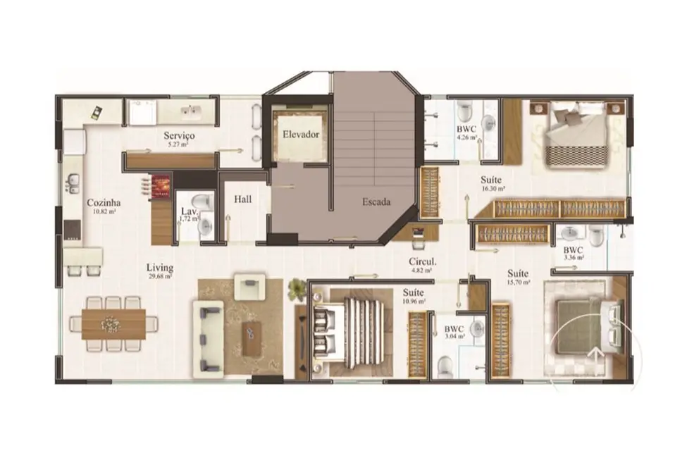 Foto 6 de Apartamento à venda, 53m2 em Centro, Balneario Camboriu - SC