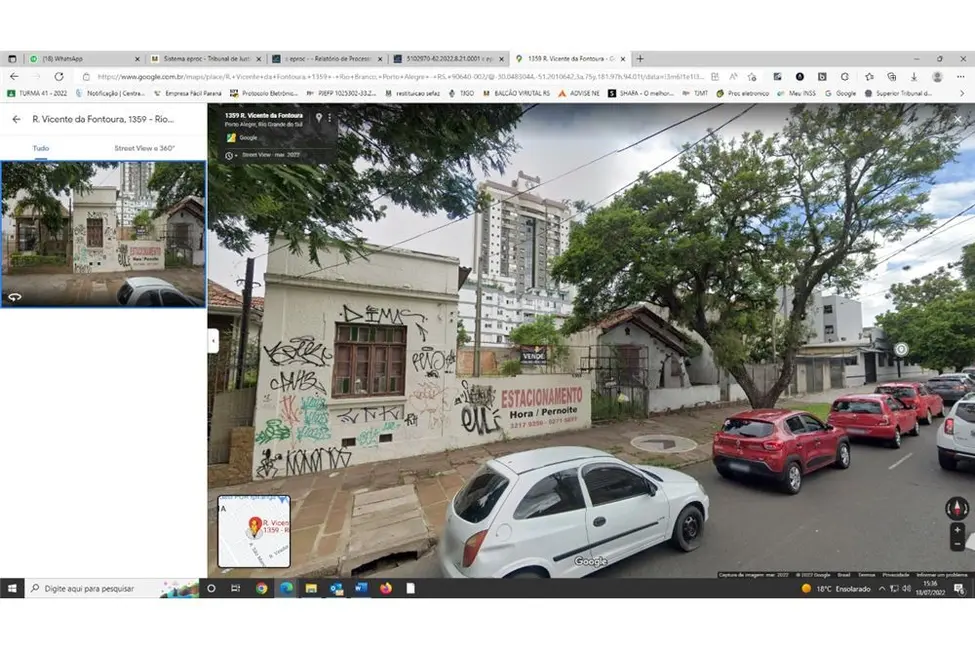 Foto 2 de Terreno / Lote à venda, 283m2 em Rio Branco, Porto Alegre - RS