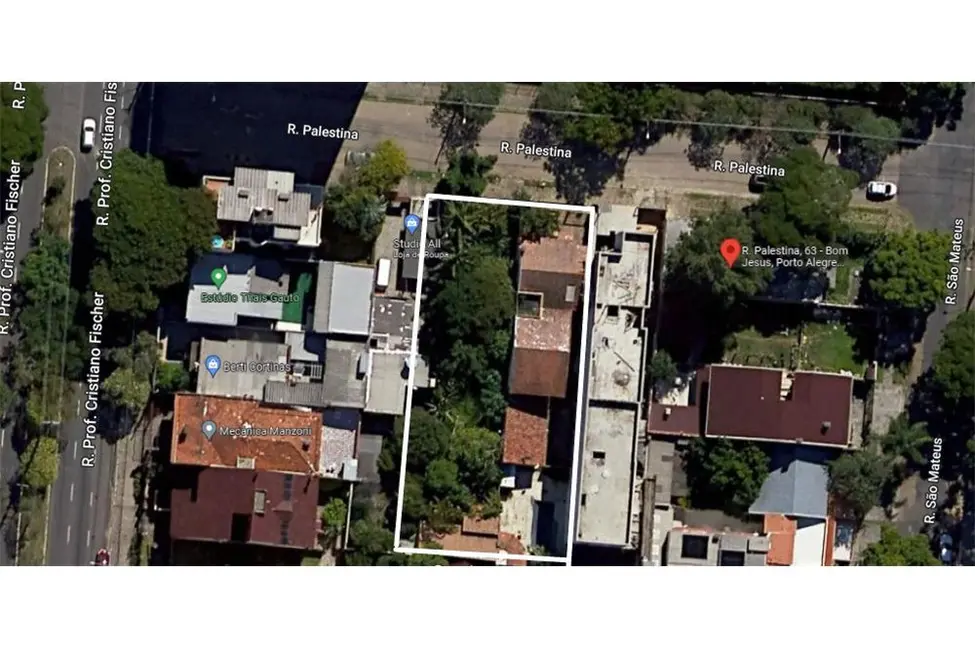 Foto 1 de Terreno / Lote à venda, 490m2 em Bom Jesus, Porto Alegre - RS