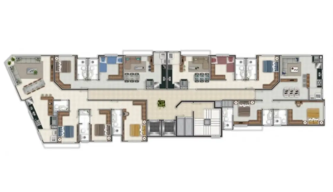 Apartamento com 3 quartos à venda, 99m2 em Centro, Tramandai - RS - imagem 7 Foto 7 de Apartamento com 3 quartos à venda, 99m2 em Centro, Tramandai - RS