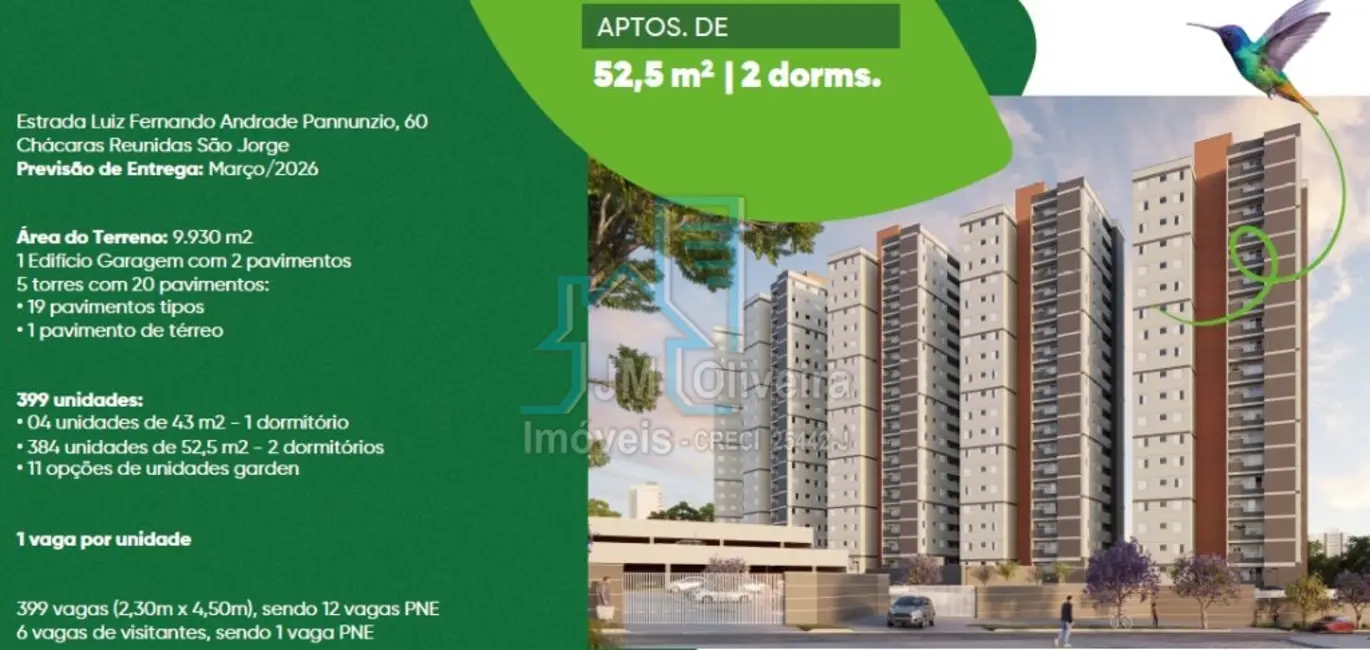 Foto 3 de Apartamento com 2 quartos à venda, 52m2 em Sorocaba - SP