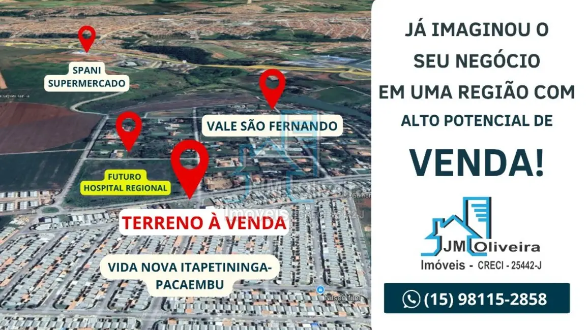 Foto 1 de Terreno / Lote à venda, 244m2 em Vale San Fernando, Itapetininga - SP