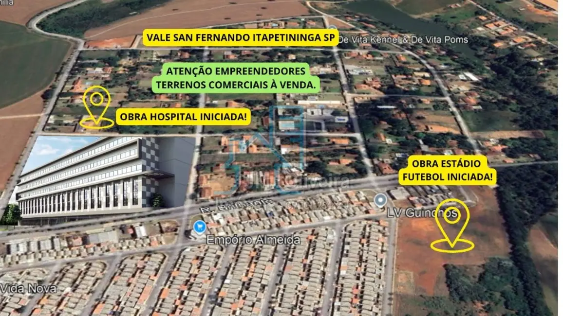 Foto 1 de Terreno / Lote à venda, 250m2 em Vale San Fernando, Itapetininga - SP