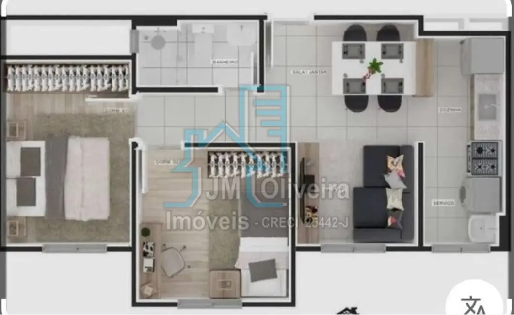 Apartamento com 2 quartos à venda, 44m2 em Jardim Bela Vista, Itapetininga - SP - imagem 5 Foto 5 de Apartamento com 2 quartos à venda, 44m2 em Jardim Bela Vista, Itapetininga - SP